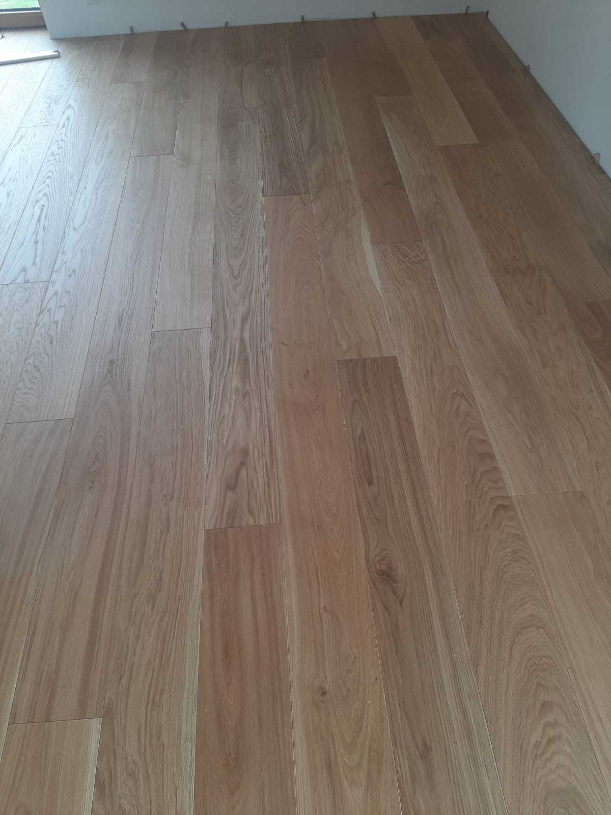 Deska dwuwarstwowa DĄB klasa RUSTIKAL 13x180x2200 lakier olejowosk