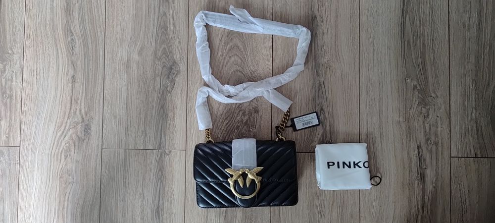 Torebka PINKO mini love Czarna