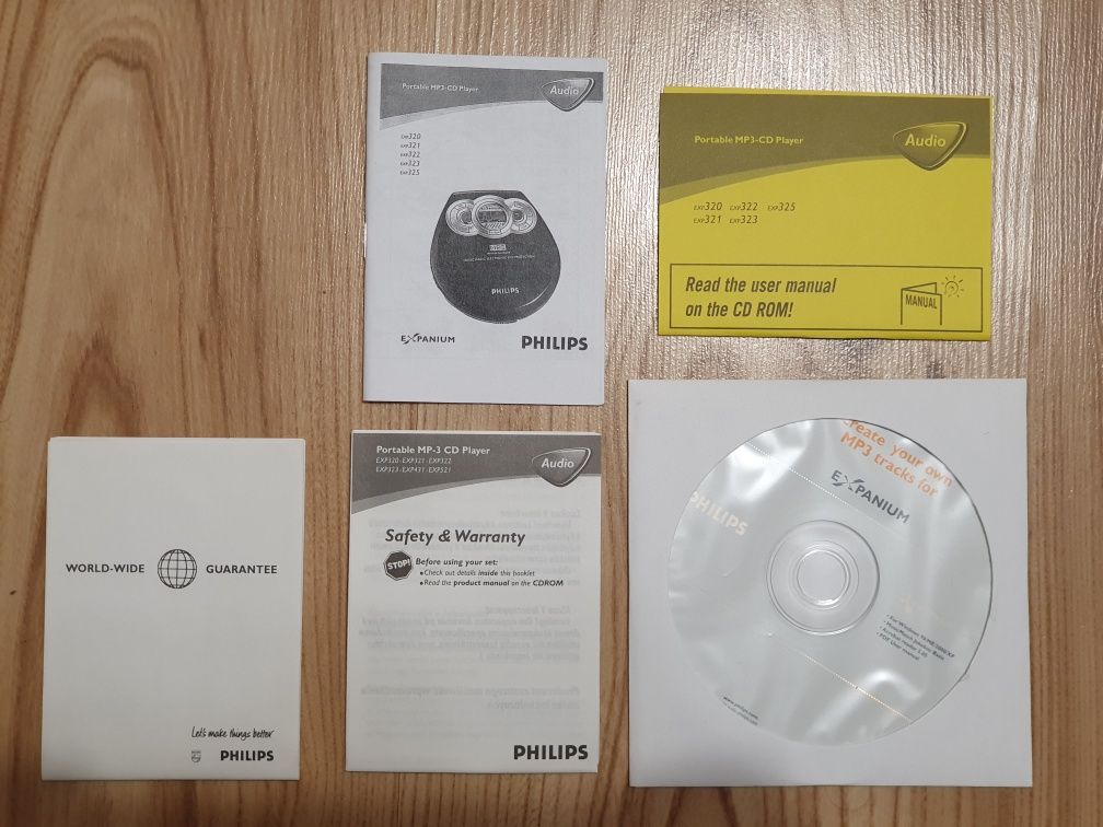 DISCMAN Philips EXP320 - Retro Odtwarzacz CD