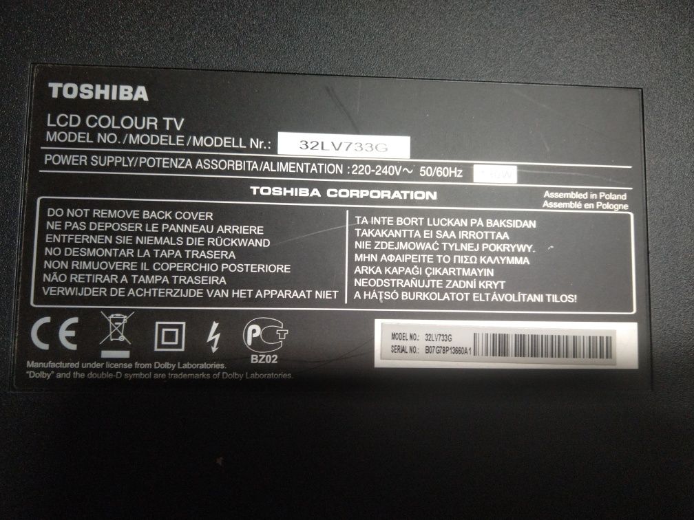 Telewizor Toshiba 32 regza