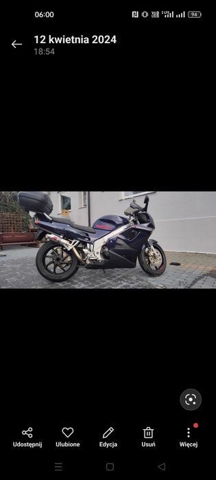 Sprzedam hondę vfr 750 rc36ll rozrząd na kołach zębatych