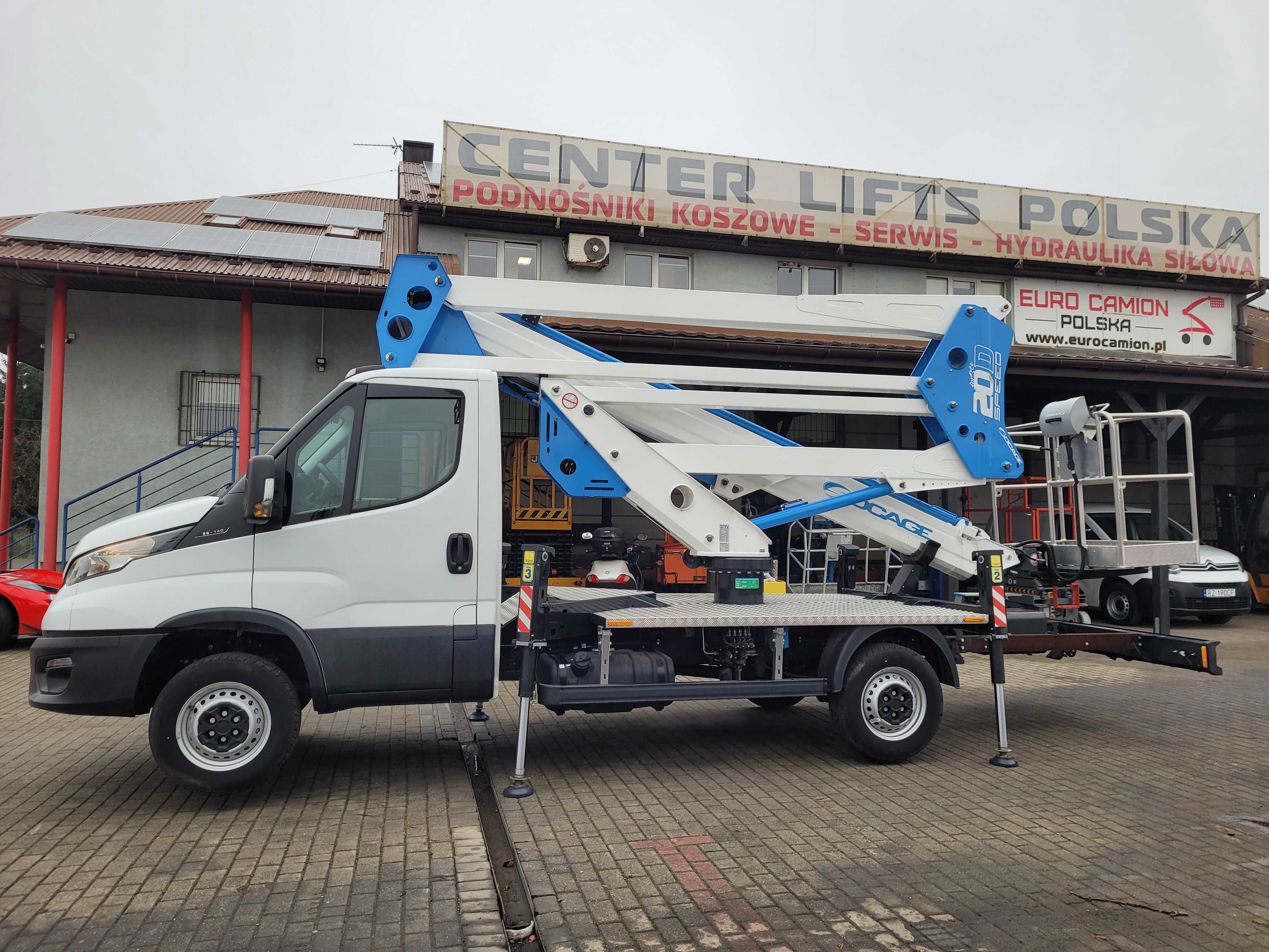 Socage/FoRste/20D/2022r./zwyżka/przegubowy/podnośnik/iveco/koszowy