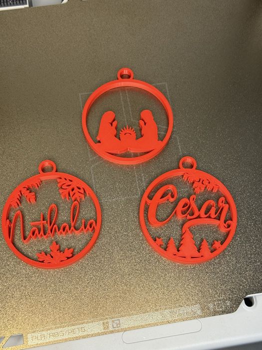 Enfentes natalicios personalizados