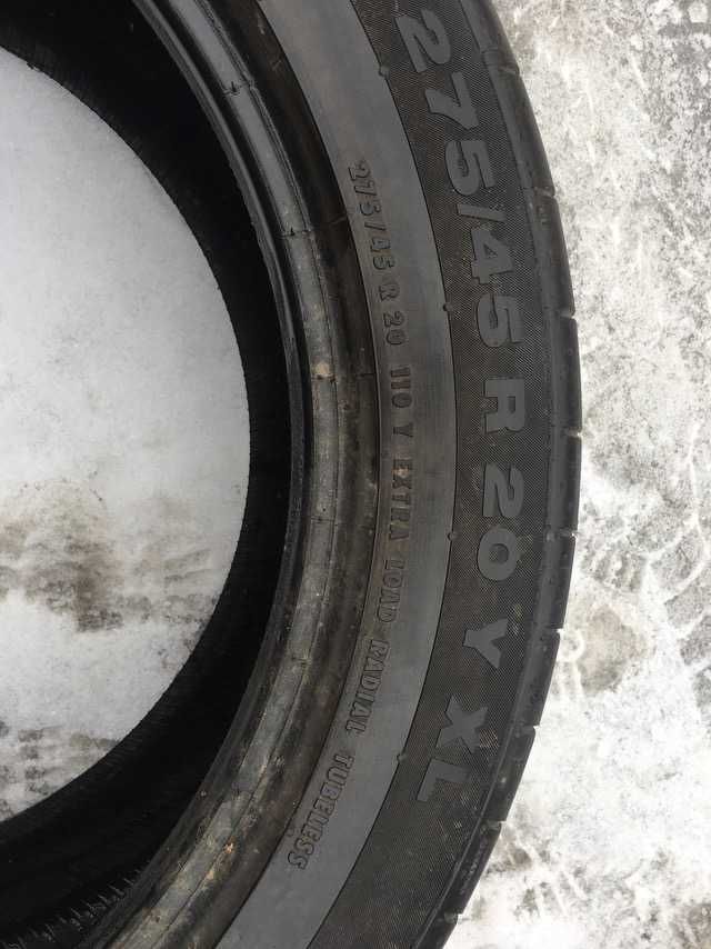продам летнюю резину Continental Contisport Contact5 275/45/r20 Y XL
