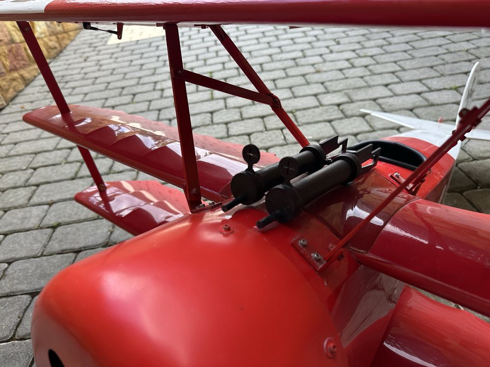 Unikat!!! trojplatowiec rc Fokker Dr 1 Richthoffen model samolot IWW