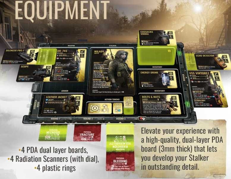S.T.A.L.K.E.R. Core Pledge + Duty & Freedom Factions + Stickers PL