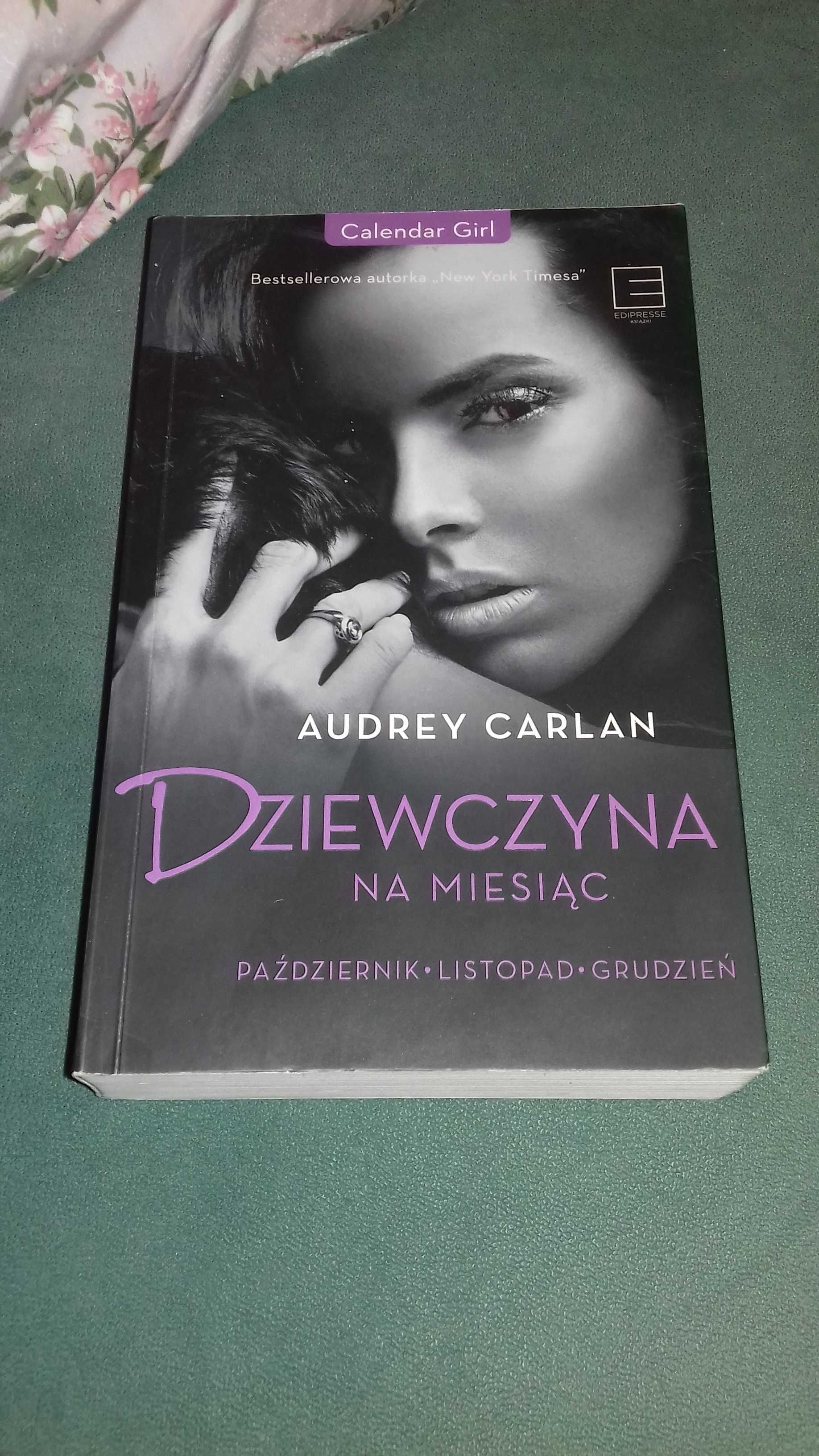 Dziewczyna na miesiąc Październik Listopad Grudzień Audrey Carlan