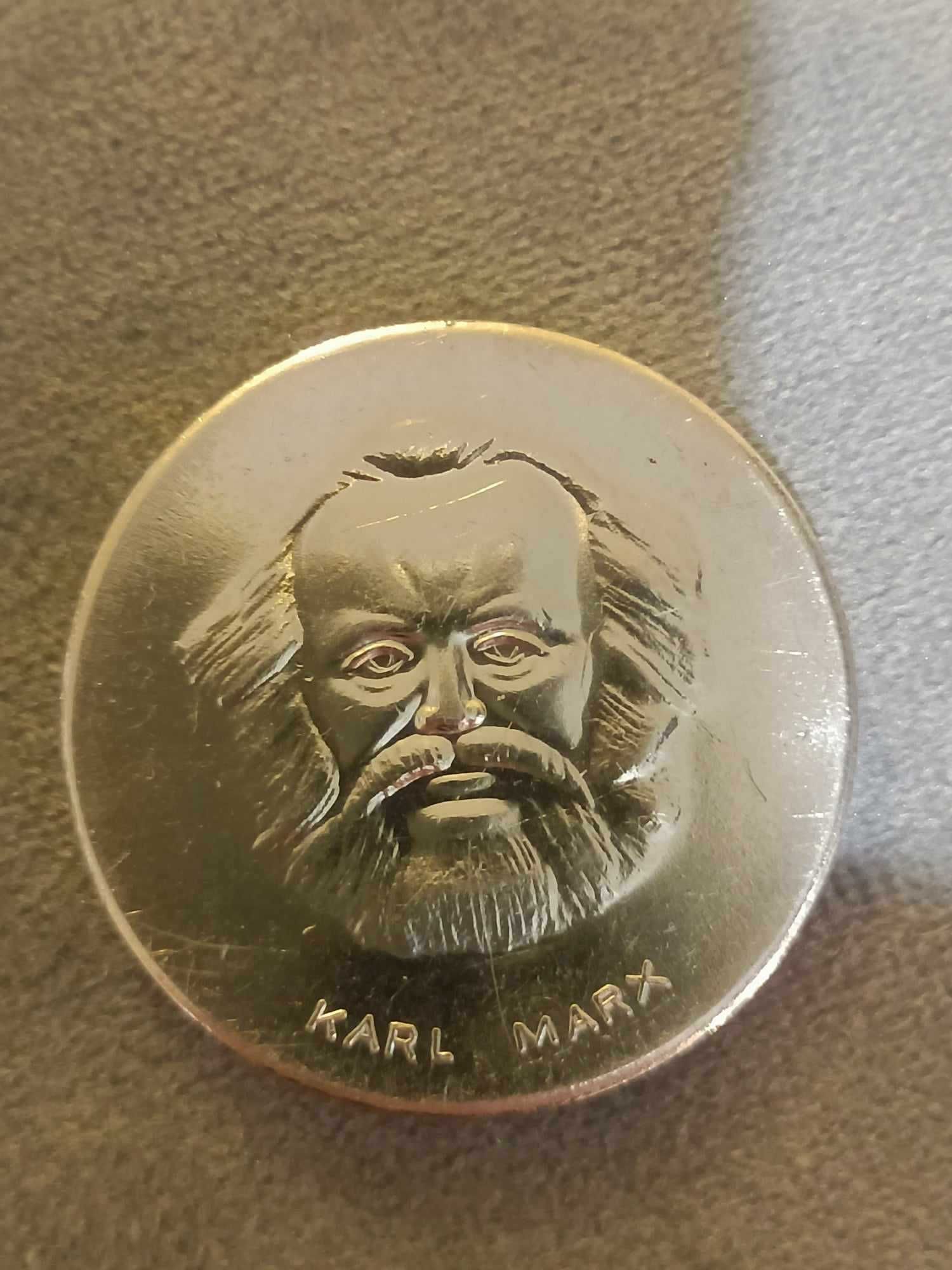 Medal pamiątkowy DDR Karol Marks