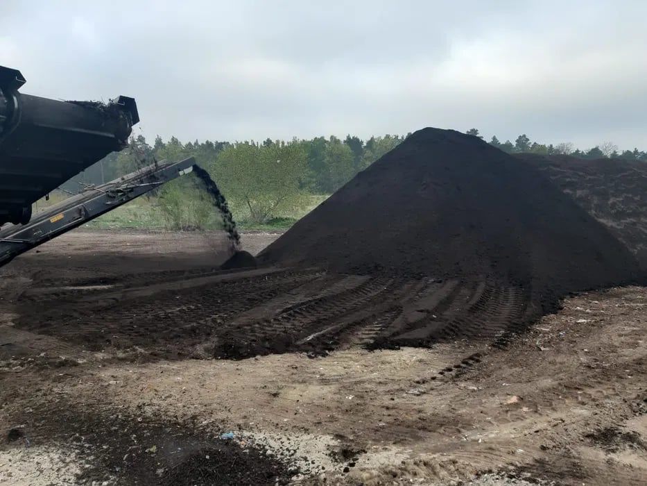 Ziemia ogrodowa przesiewana