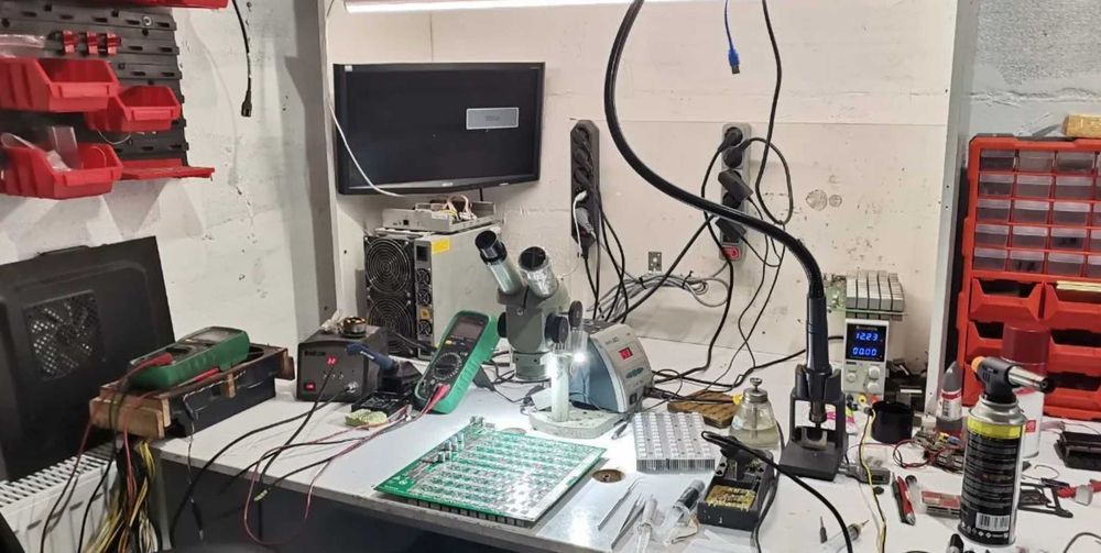 Ремонт асик майнеров Antminer Whatsminer майнингферм инверторов Экофло