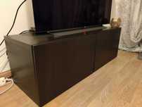 Móvel TV -IKEA Besta Preto
