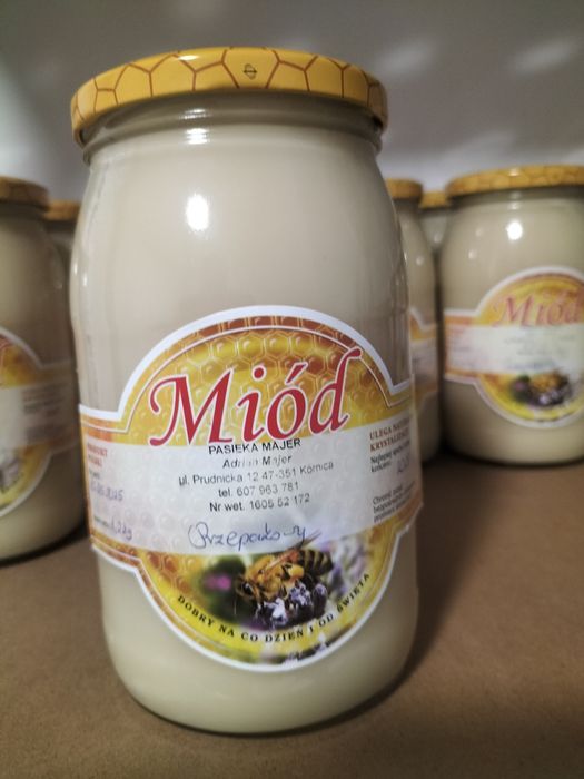 Miód rzepakowy  od pszczelarza