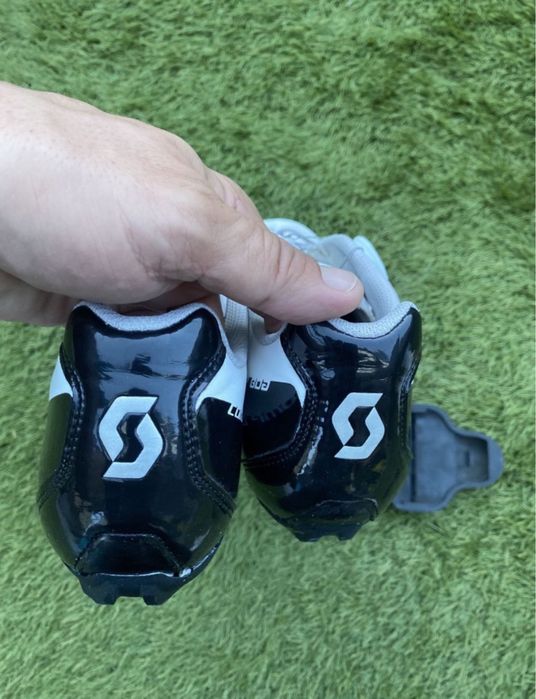 Scott tenis de encaixe bicicleta como novos!