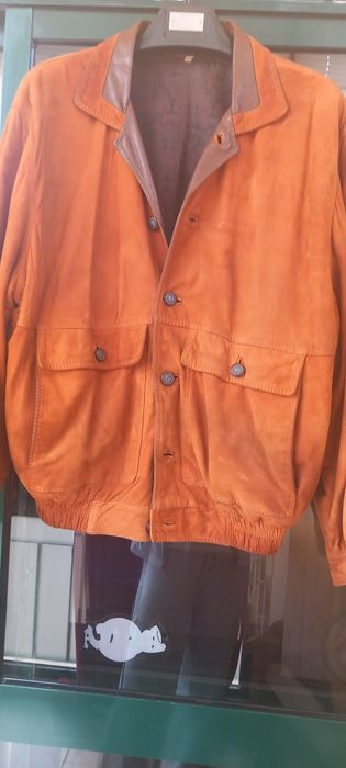 Blusão homem em pele