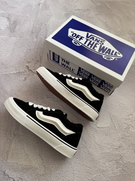 Vans knu skool ванс кну скул кеди на хутрі зимові кросівки