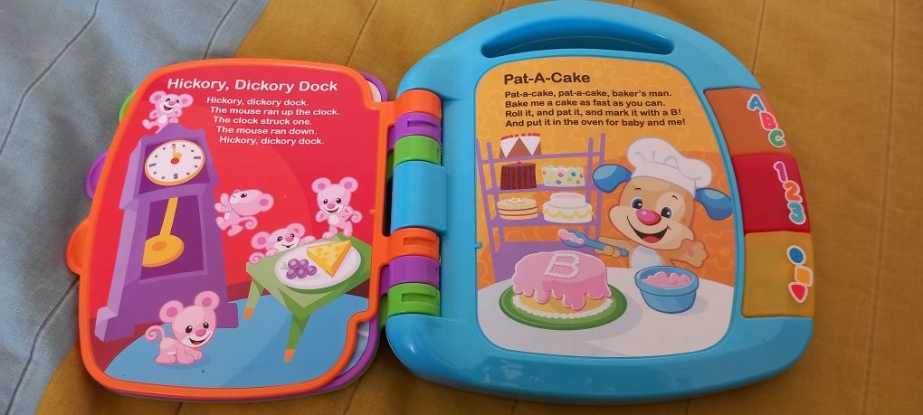 Książeczka Interaktywna Grająca Fisher Price z piosenkami