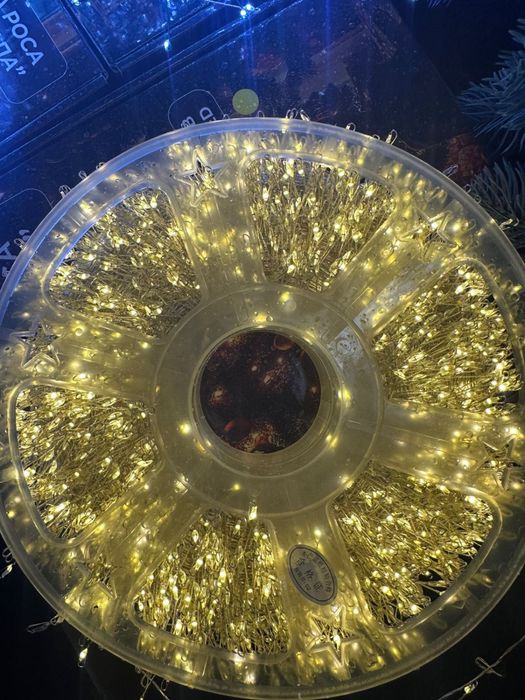 Гірлянда Роса Лапа Мішура