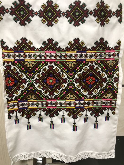 Весільний рушник вишитий хрестиком