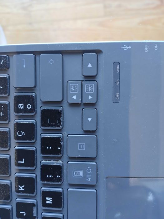 Carregador + teclado surface pro