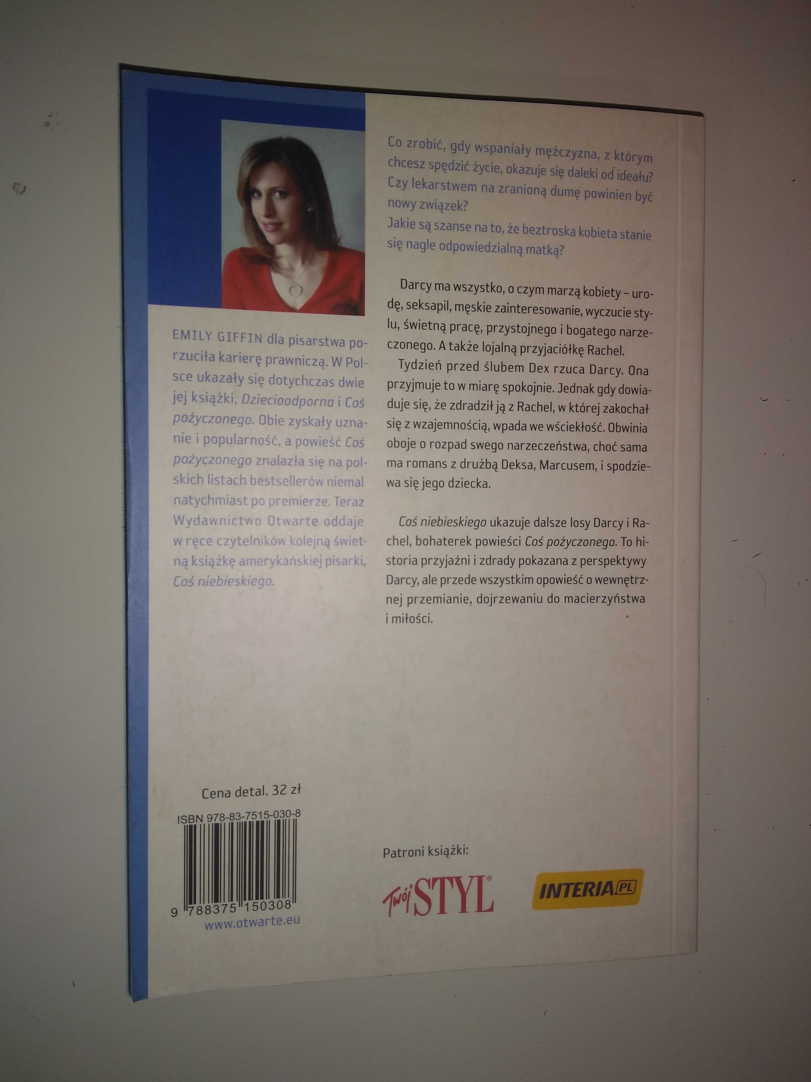 Dobra książka - Coś niebieskiego Emily Giffin (jak nowa) (P20)