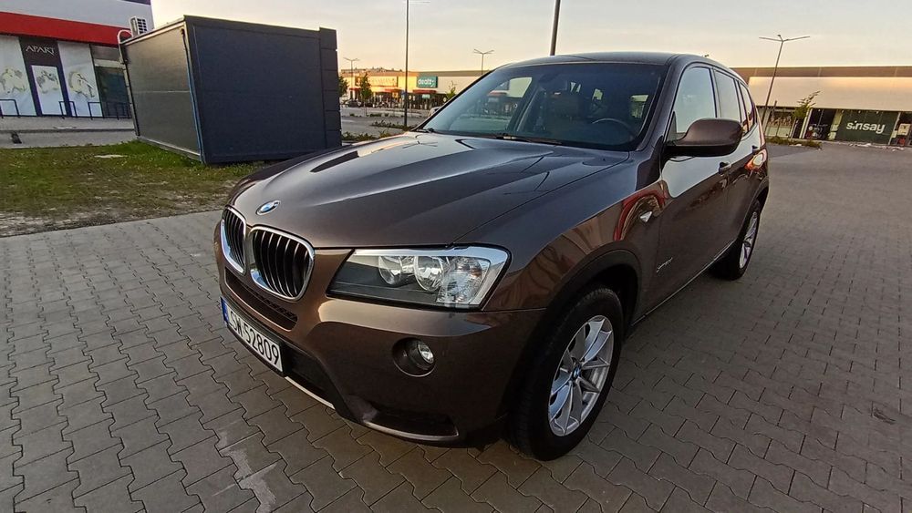 BMW X3 2,0D.184KM.Xdrive.4x4.automat.podgrzewane skórzane fotel.wzorowy stan
