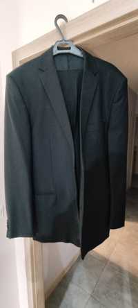 Czarny garnitur komplet marynarka spodnie   vernet 188 / 108 / 94