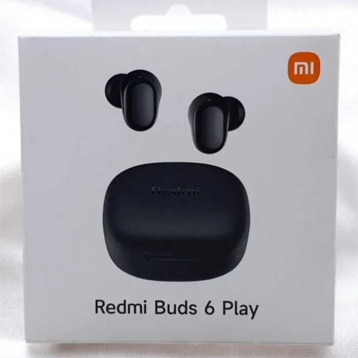 Słuchawki bezprzewodowe Xiaomi Redmi Buds 6 Play czarne NOWE!