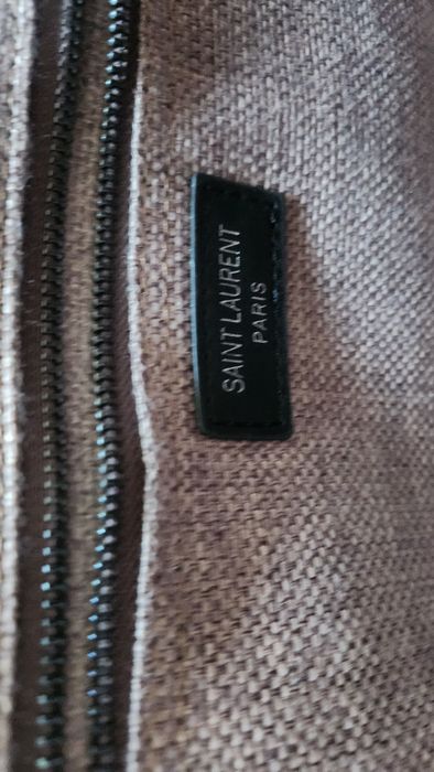 YSL RIVE GAUCHE torba shopper canvas skora