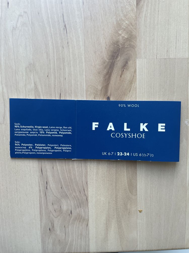 Chinelos-meias Falke 23-24