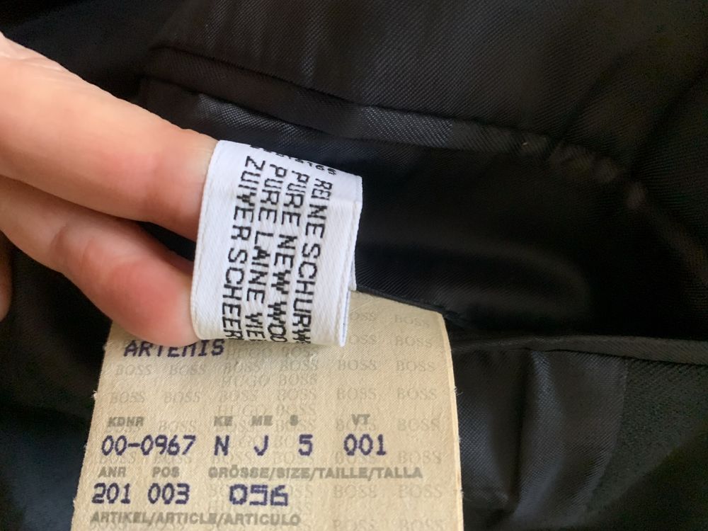 Чоловічий вовняний піджак преміум класу Hugo Boss