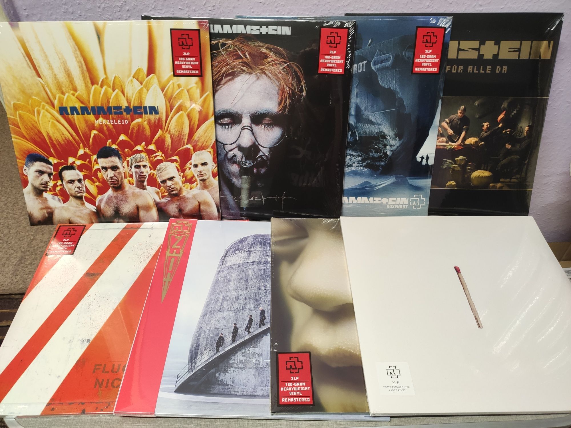 Rammstein : Vinyl Collection 8LP Вінілова платівка Вініл Винил LP