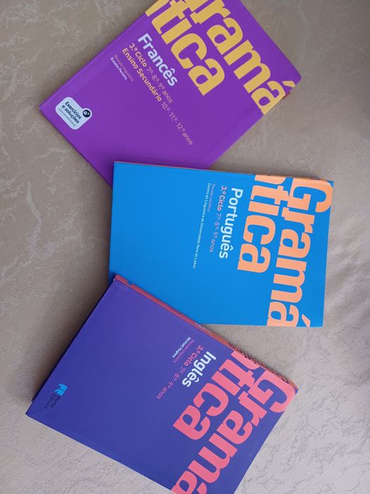 Gramáticas para o 3 ciclo - 7, 8 e 9 ano ( como novas/ novas)
