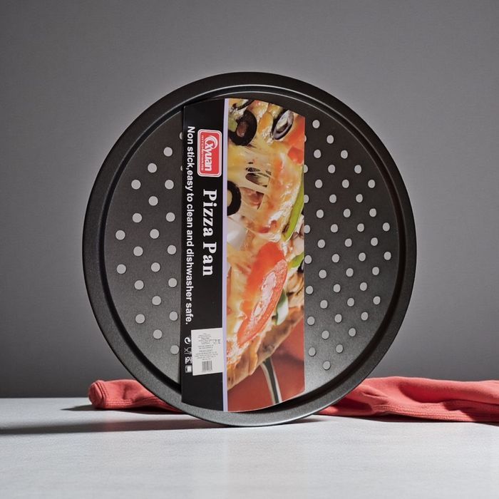 Nowa czarna blacha forma do pieczenia pizzy