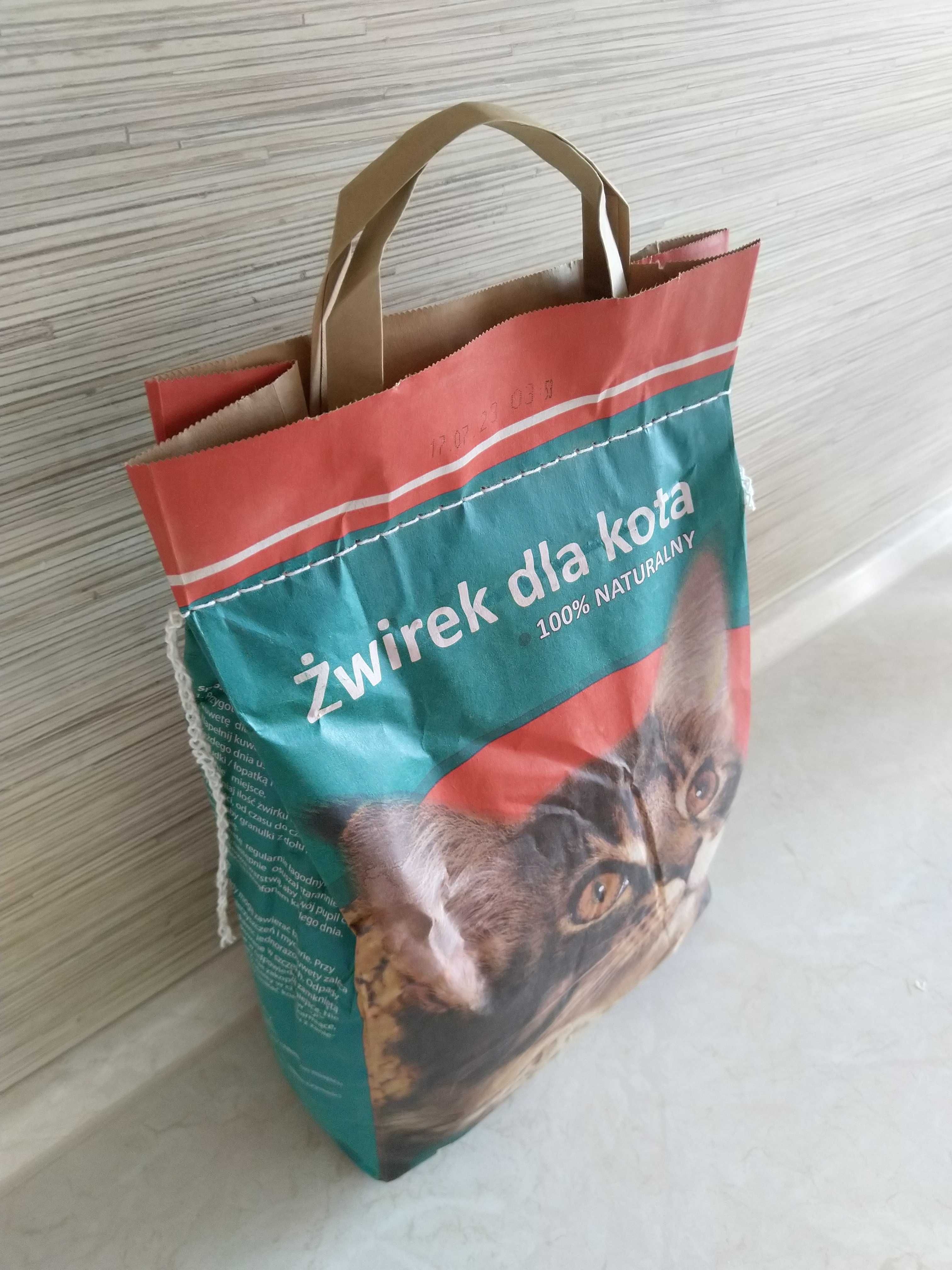 OKAZJA Żwirek dla kota zbrylający się 5l bentonit Wysyłam