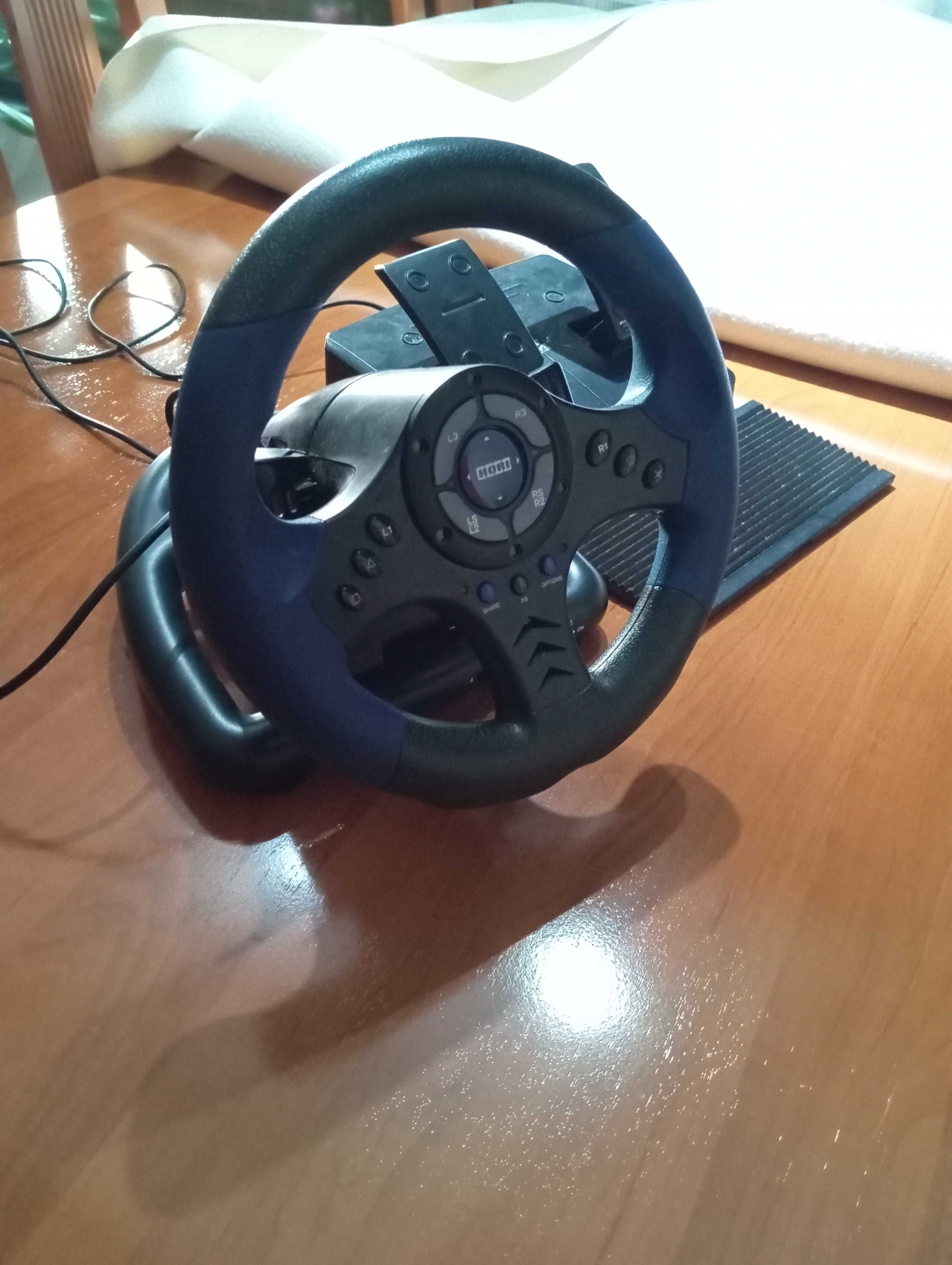 Volante racing wheel ps4/ps3 Hori como novo