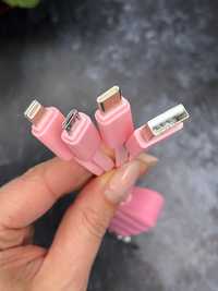USB кабель, lighting, micro-usb, type-c