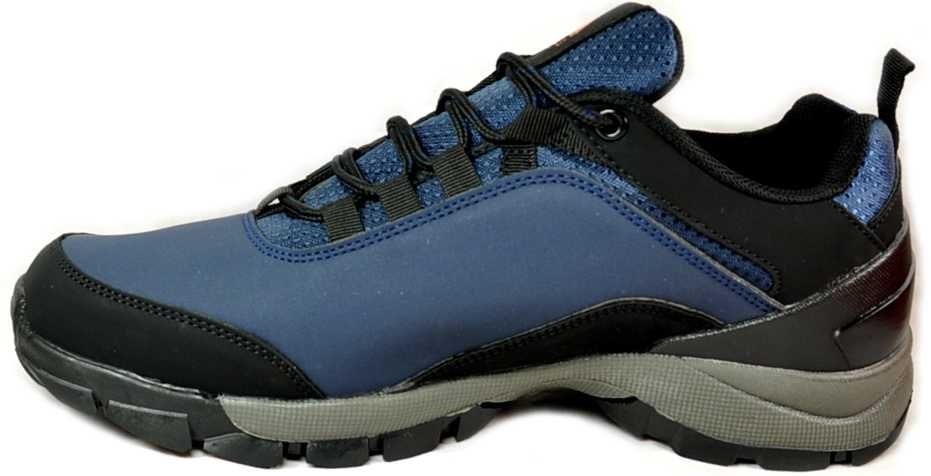 M1334 Granatowe Mocne męskie SPORTOWE BUTY TREKKINGOWE