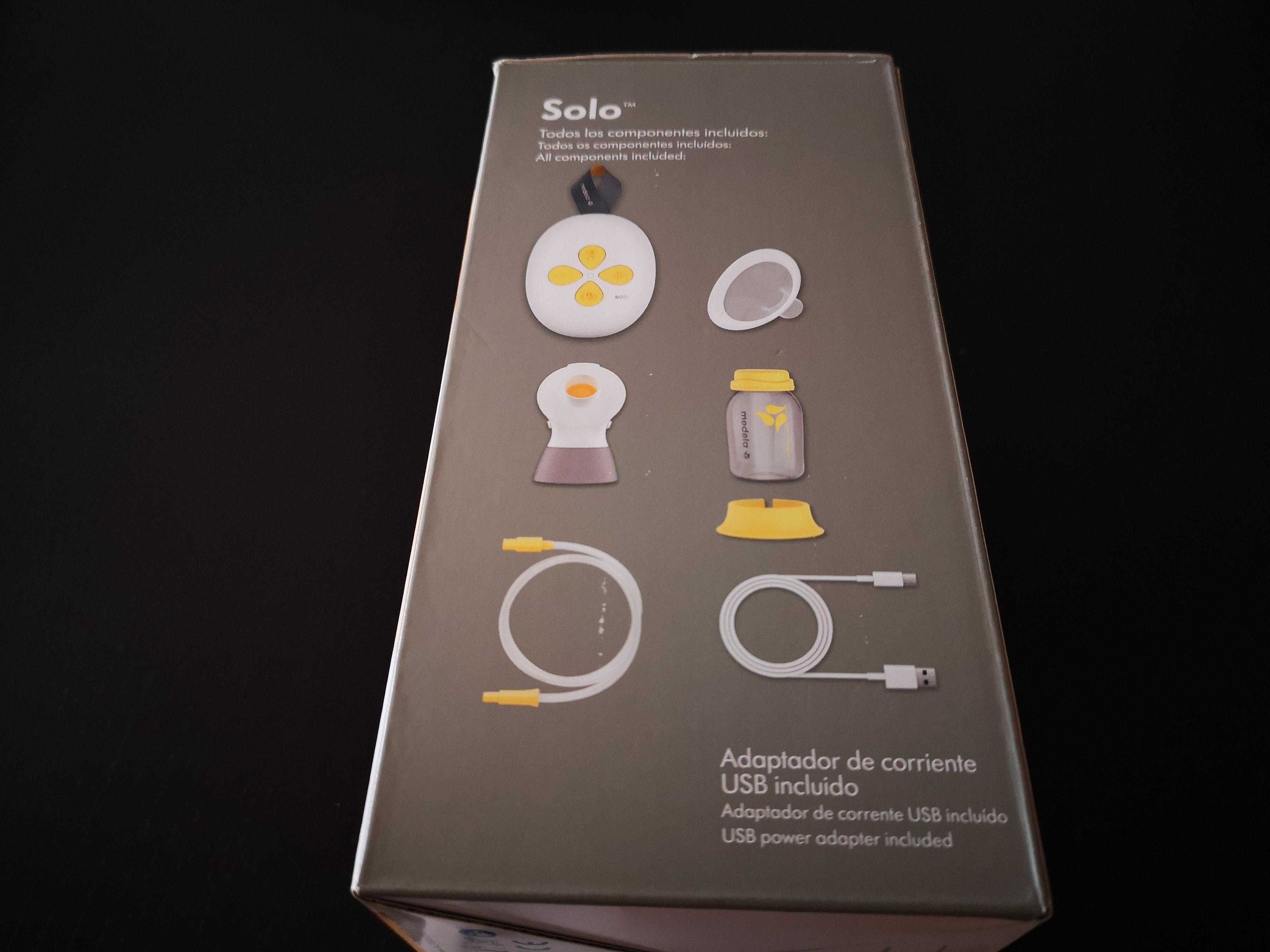 Medela Solo Extractor de Leite Elétrico Simples e acessórios