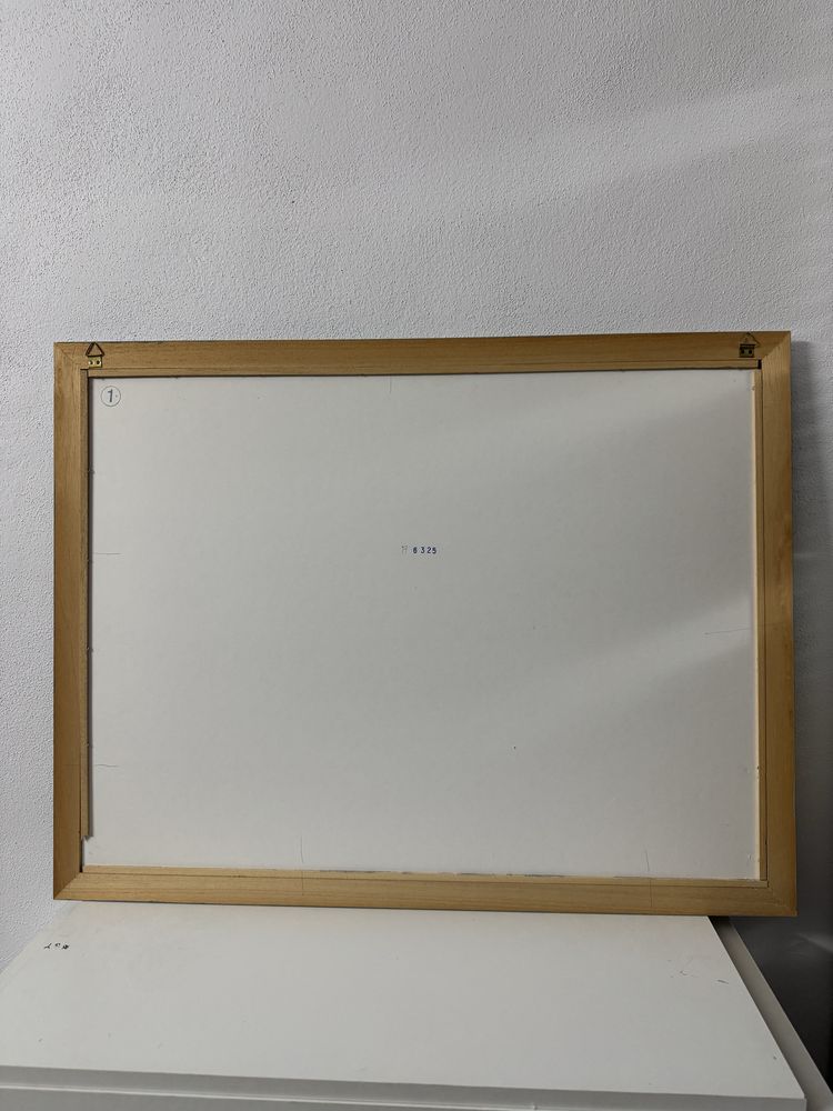 Nowoczesny pejzaż żaglówki – Hans Paus, styl retro-modern plakat