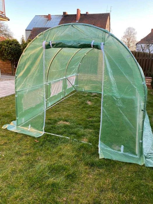 Tunel foliowy szklarnia 2,5 x 4 x 2 m konstrukcja fi 25mm