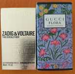 Conjunto perfume Gucci e Zadig Voltaire