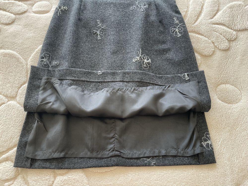 Conjunto saia/casaco Caroll, tamanho 36