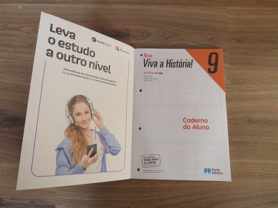 Caderno de atividades de História, 9º Viva a História!