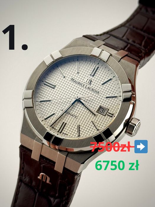 *FIRMA* FVAT 23% FULLSET Maurice Lacroix Aikon ref. AI6008-SS001.130.1