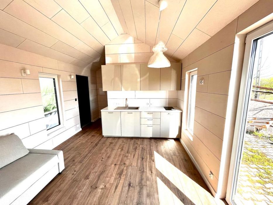 Całoroczny Domek Mobilny 35 m² – Stan Deweloperski – Wysoka Izolacja