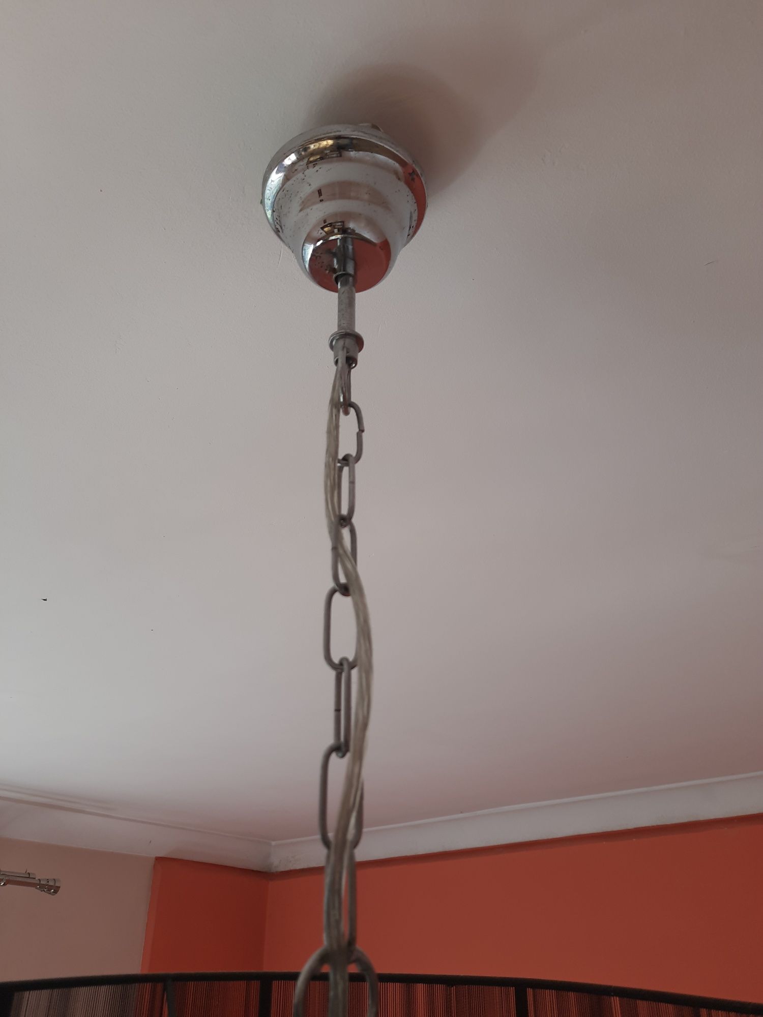Lampa wisząca krysztaly glamour żyrandol czarny