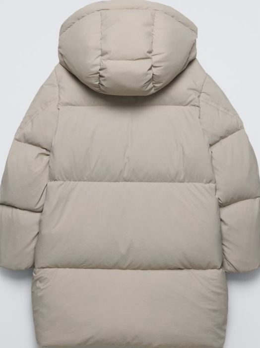 Новий пуховик Zara 6-7, 11-12, 13-14 світлий, 13-14 чорний.