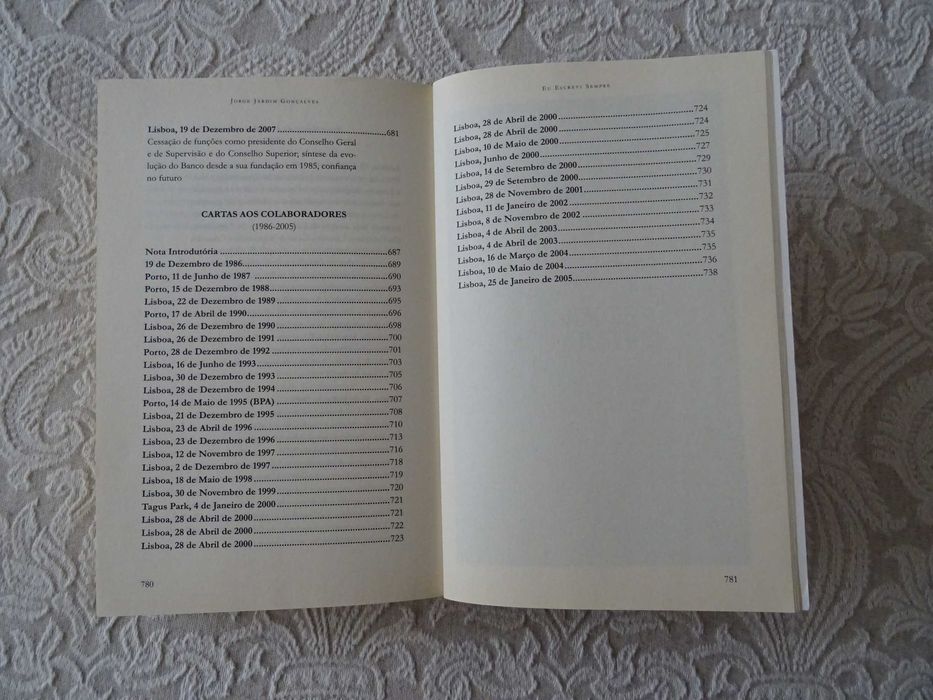 Livro Eu Escrevi Sempre BCP Acionistas Colaboradores