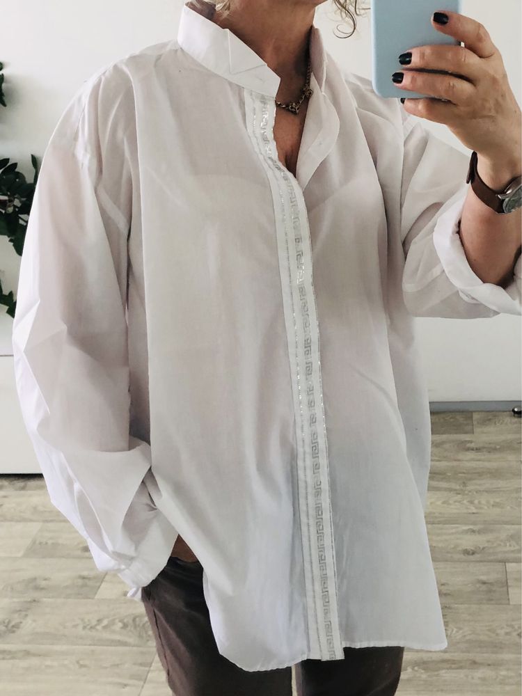 Рубашка женская белая TOMMY , Versace. 70 см ПОГ.