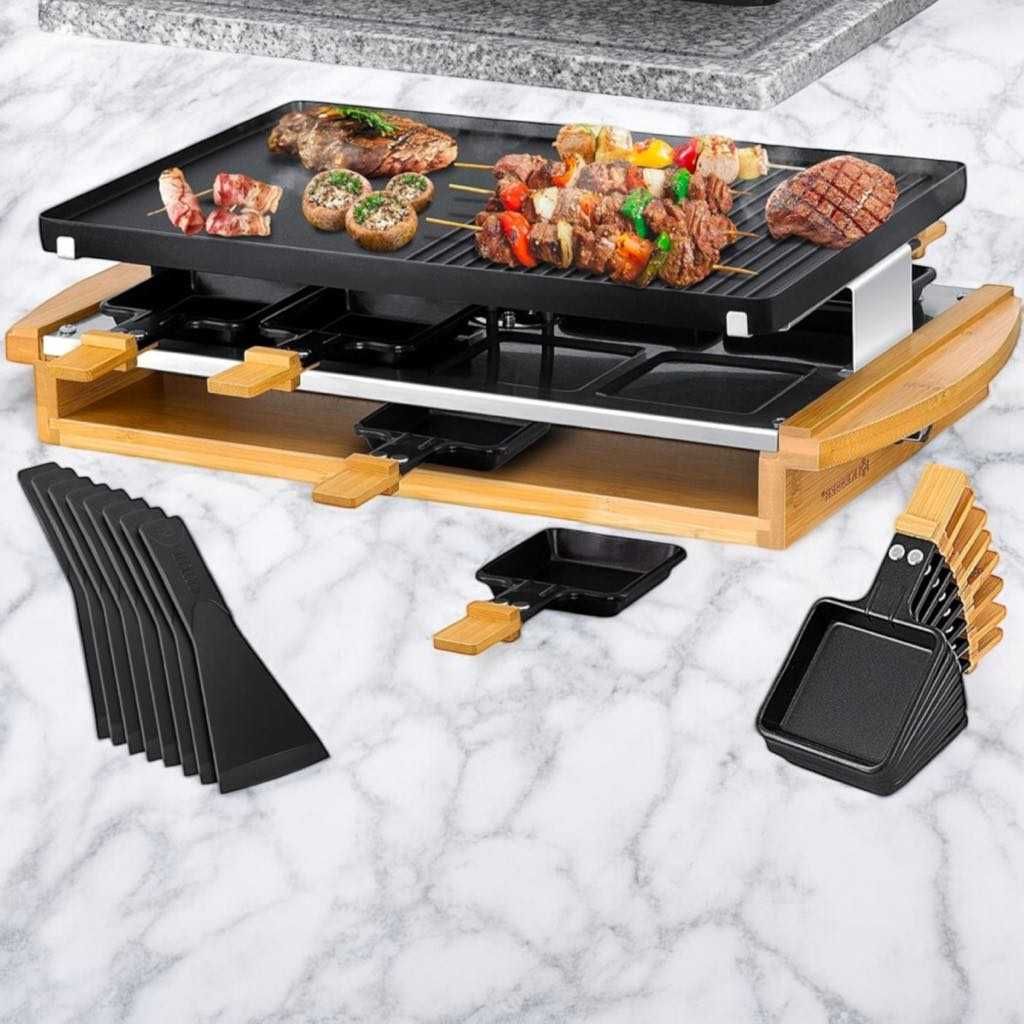 Raclette Grill Elektryczny KESSER Czarny 1200 W